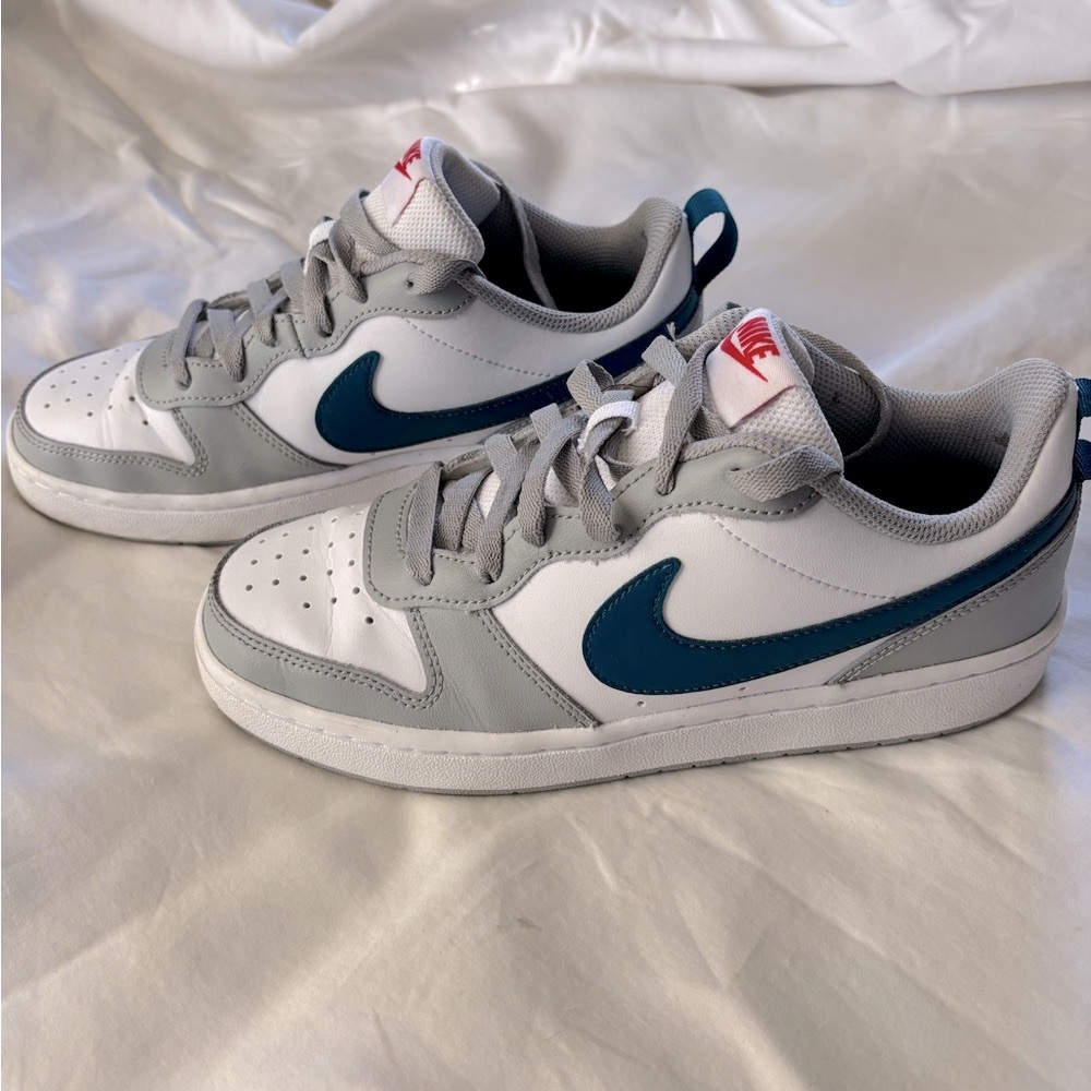 Nike Kids Sneakers White Gray Blue